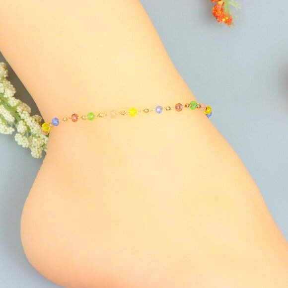 "Handmade Anklet – A Stylish Choice for Women, Thoughtful Gift Idea, EVCH1499 - Picture 4 of 10